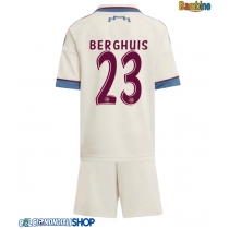 Maglie da calcio Ajax Steven Berghuis #23 Terza Maglia Bambino 2025-26 Manica Corta (+ Pantaloni corti)